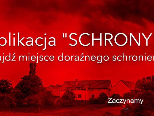 Aplikacja "Schron"