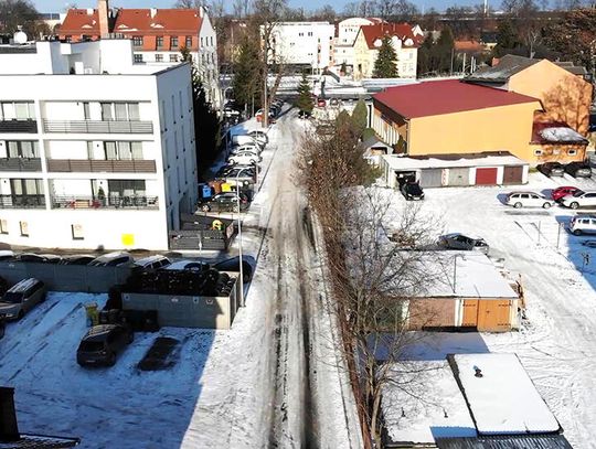Boczna ulicy Orlej po radykalnym liftingu