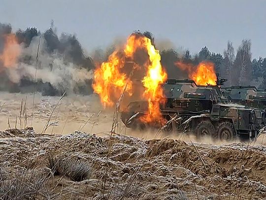 Bolesławieccy artylerzyści na zgrupowaniu