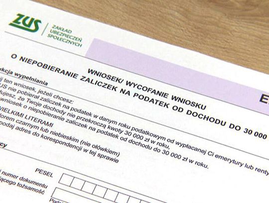 Emerytura bez podatku