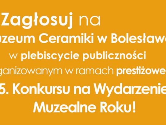 Głosuj na Muzeum Ceramiki