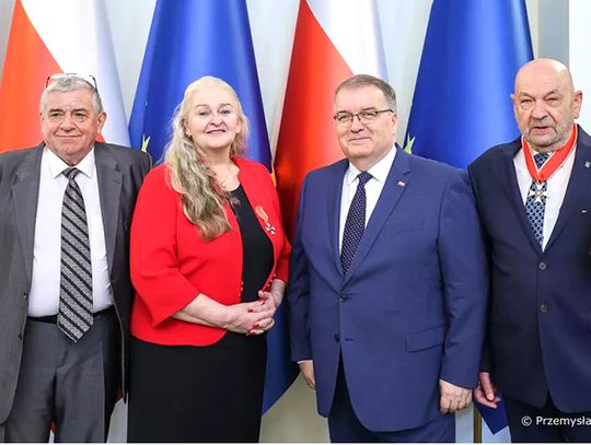 Jan Filipek Kawalerem Krzyża Komandorskiego Orderu Odrodzenia Polski