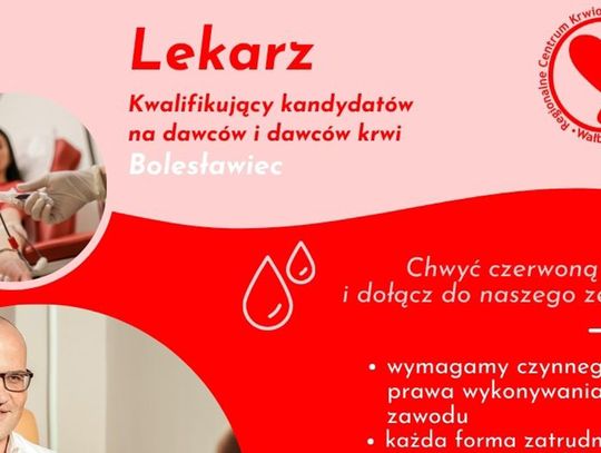 Lekarz do krwiodawstwa