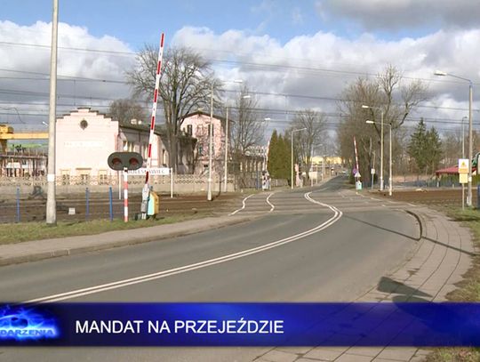 Mandat na przejeździe kolejowym