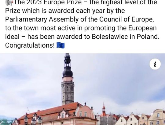Nagroda Rady Europy dla Bolesławca