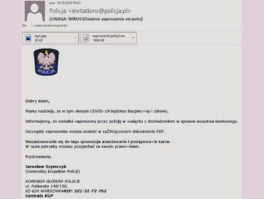Niebezpieczne maile