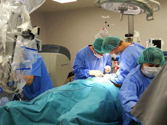 Operacja prostaty robotem Da Vinci
