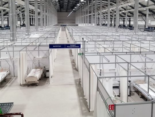 Otwarcie szpitala tymczasowego we Wrocławiu