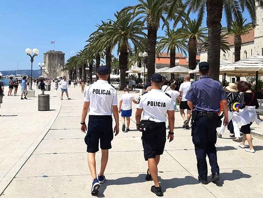 Policjanci nad Adriatykiem