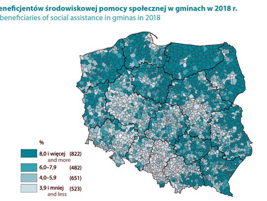 Pomoc społeczna w gminach