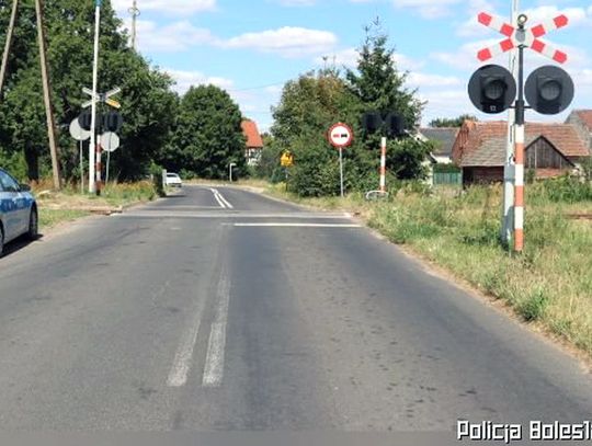 Potrącony na torach