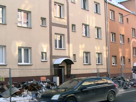 Pożar przy Żwirki i Wigury