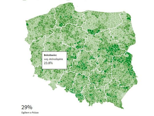 Ranking segregacji odpadów w gminach