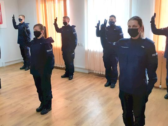 Ślubowanie policjantów