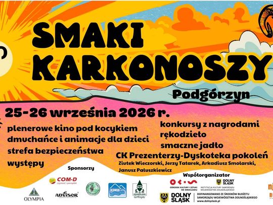 SMAKI KARKONOSZY Podgórzyn 2026 – Wielkie Święto Regionu!