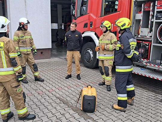 Szkolenie kierowców strażaków