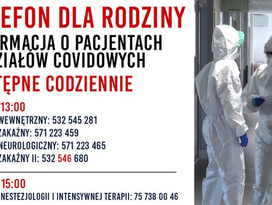 Telefonowanie ws. chorych na COVID-19