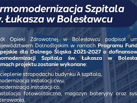 Termomodernizacja Szpitala św. Łukasza