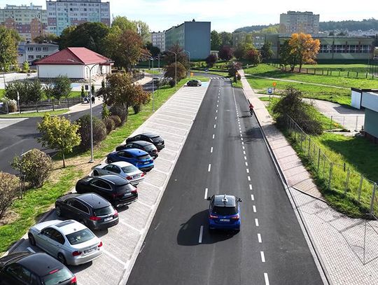 Ulica Gałczyńskiego po przebudowie