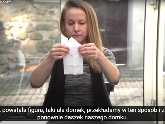 Wielkanocny zajączek origami