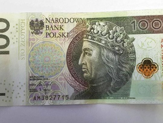 Zapłacił fałszywym banknotem