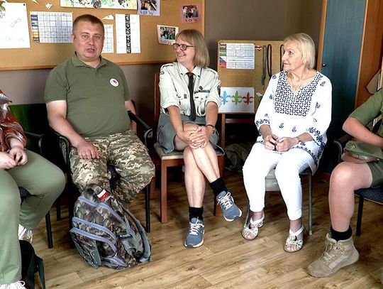 Zbarażanie na obozie harcerskim
