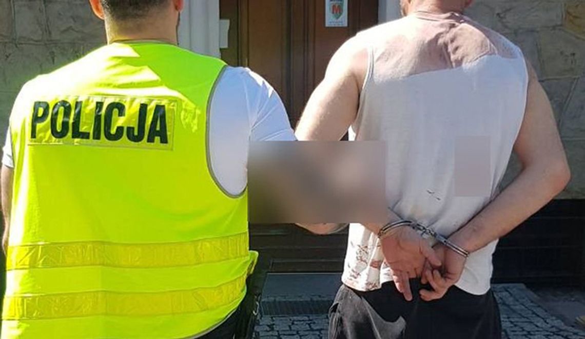 Aresztowany za przemoc