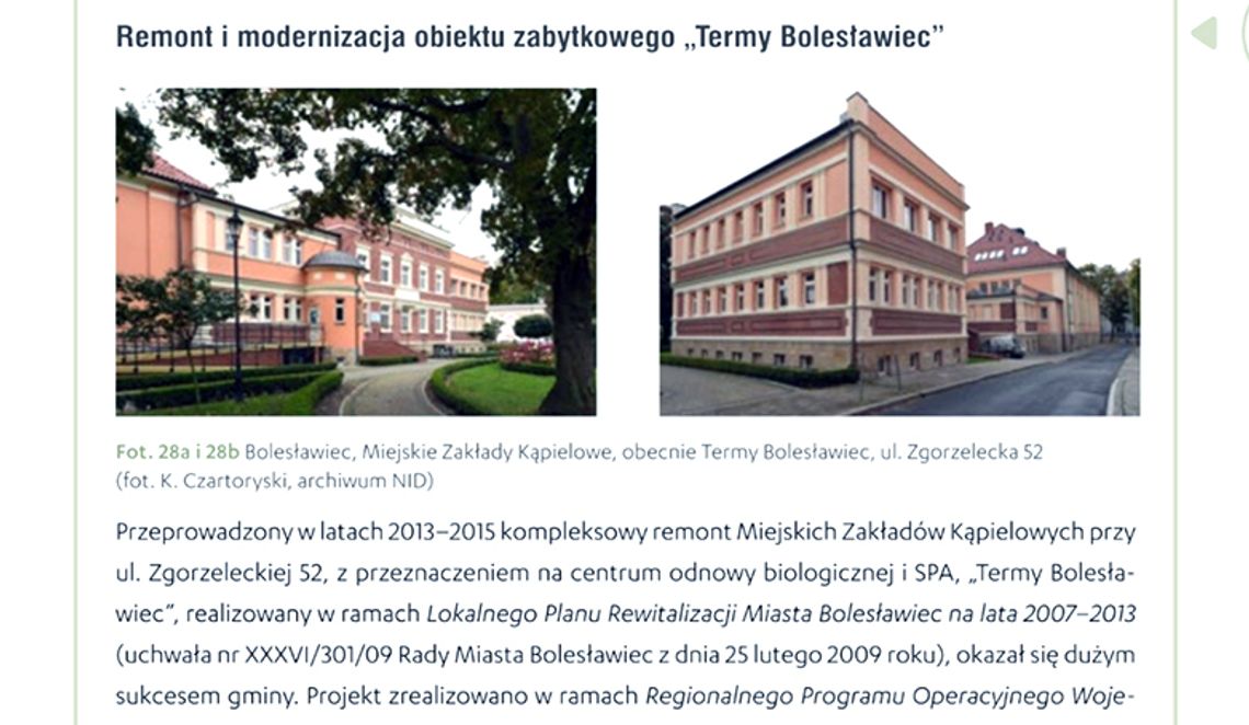 Bolesławiec przykładem dbania o dziedzictwo narodowe