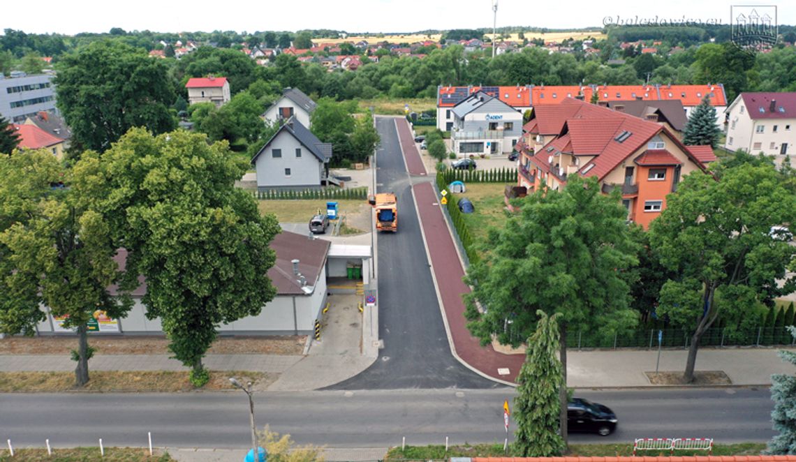 Budowa drogi na Nadrzecznej