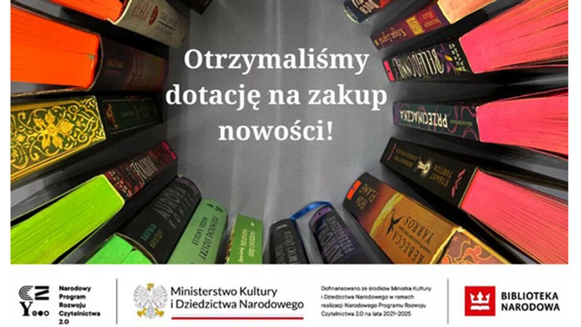 Dotacja dla biblioteki