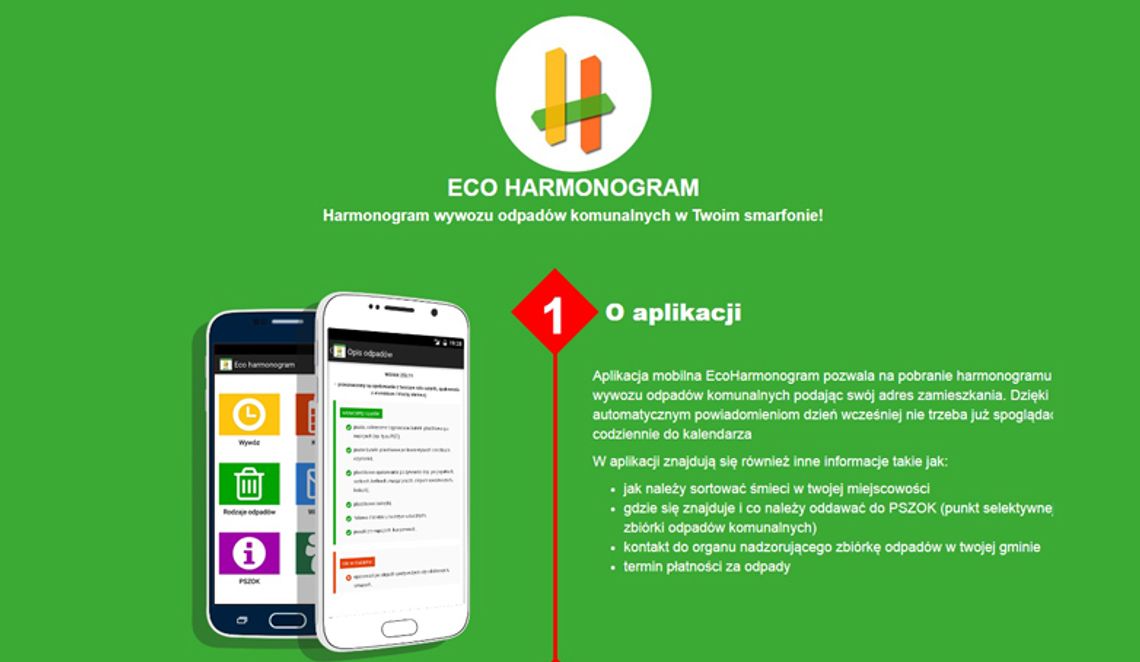 EcoHarmonogram na smarfona