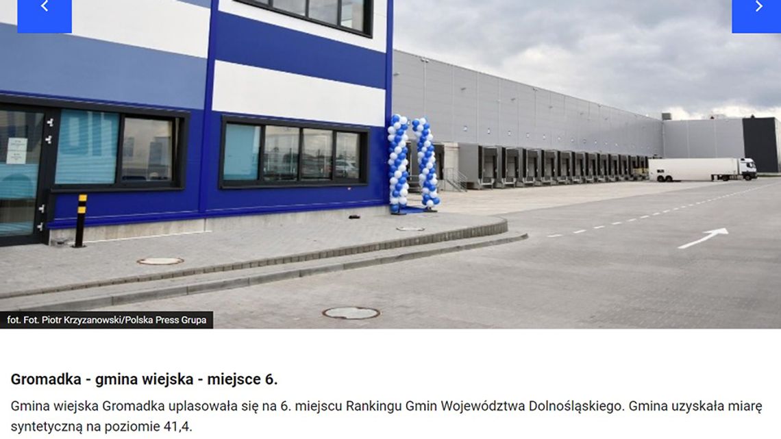 Gminy Gromadka i Bolesławiec w dziesiątce
