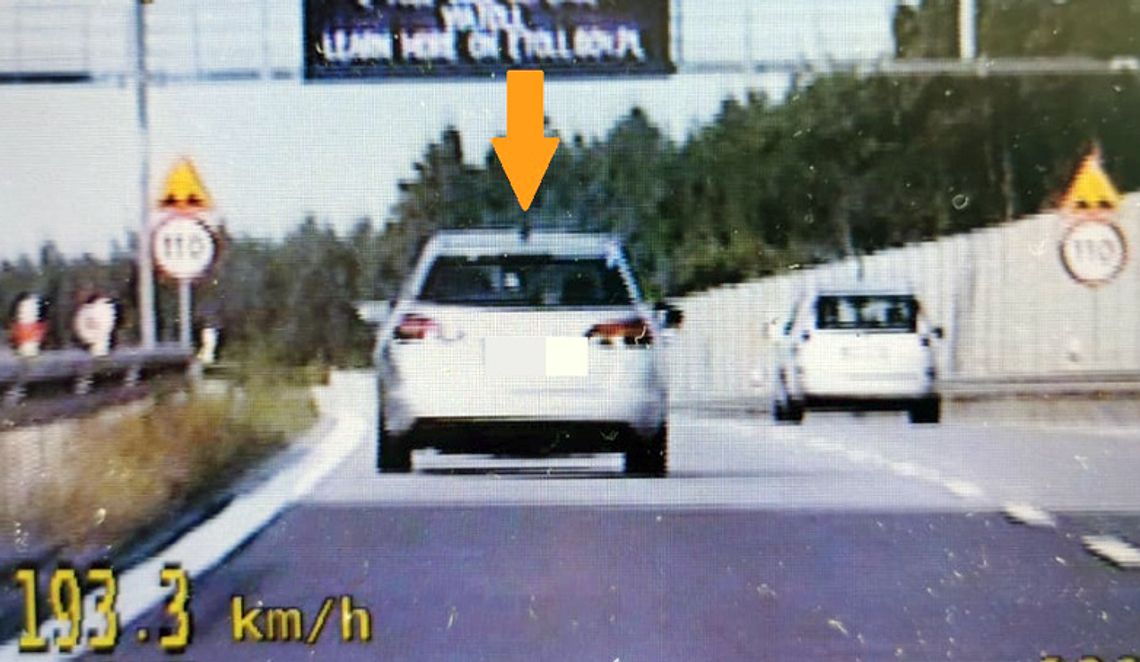 Jechała 193 km/h