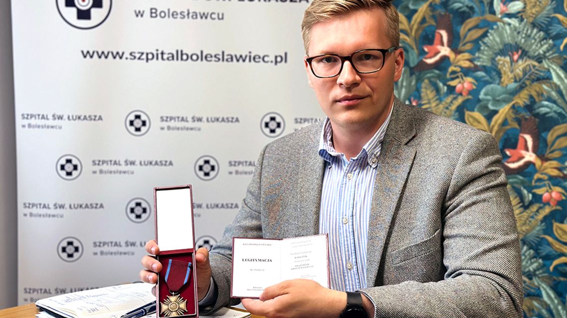 Kamil Barczyk odznaczony