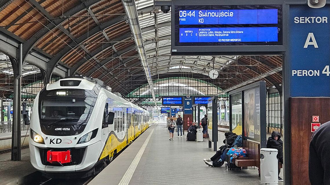 Kolejami Dolnośląskimi nad morze