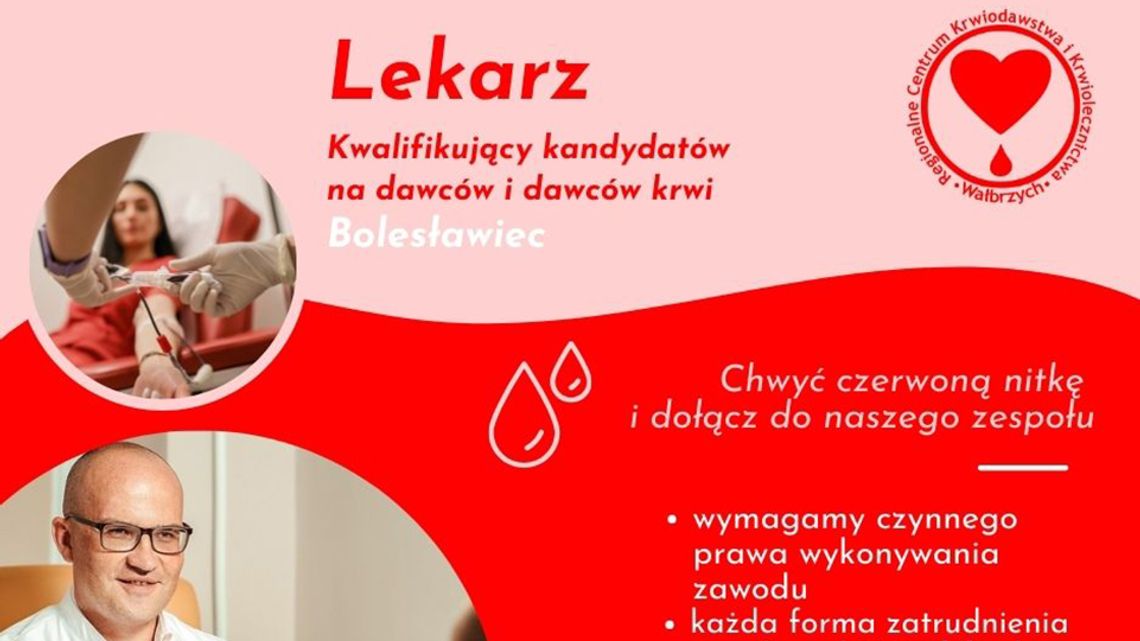 Lekarz do krwiodawstwa