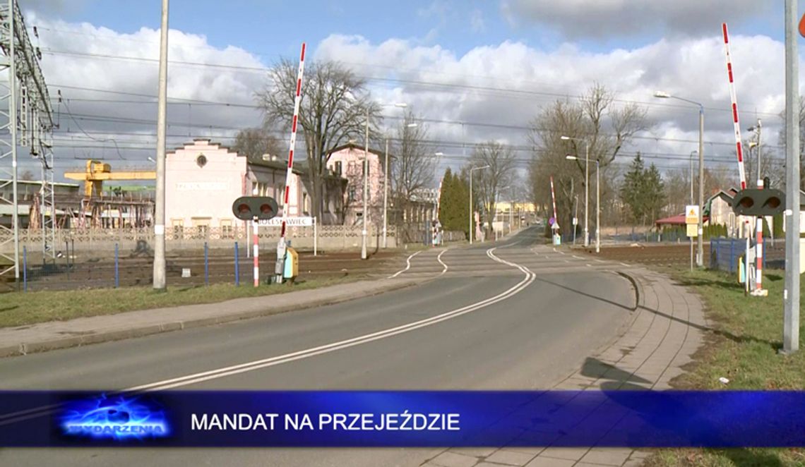 Mandat na przejeździe kolejowym