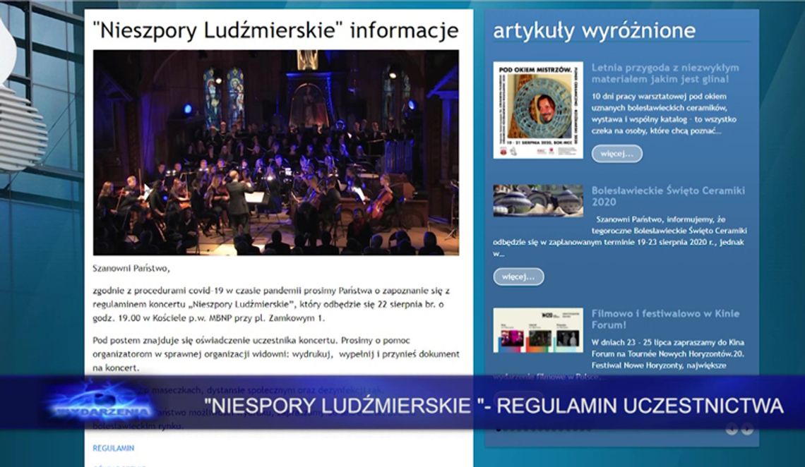 "Nieszpory Ludźmierskie" - regulamin uczestnictwa