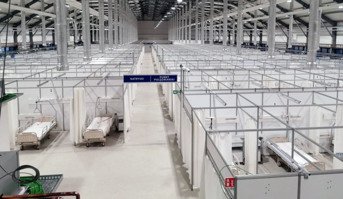 Otwarcie szpitala tymczasowego we Wrocławiu