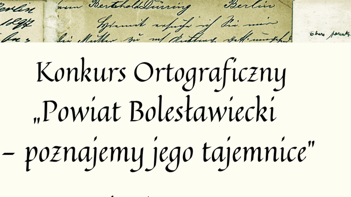 Konkurs ortograficzny