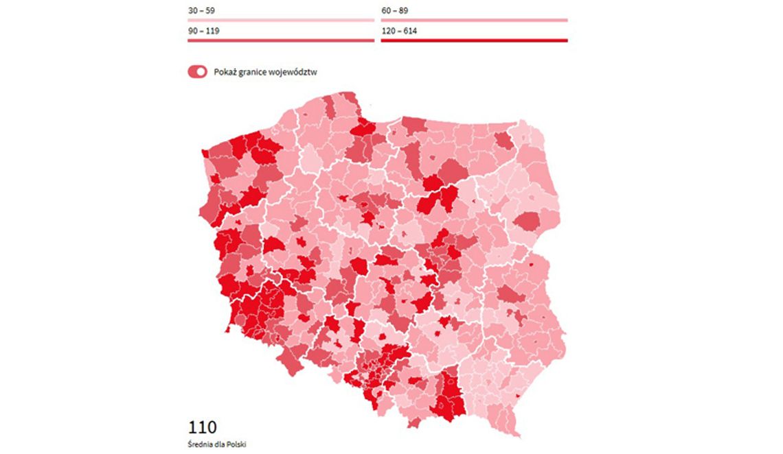 Przestępczość w powiatach. Bolesławiecki w czołówce