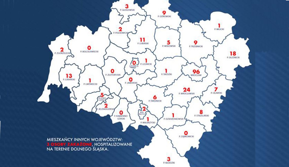 Raport ws. koronawirusa na Dolnym Śląsku
