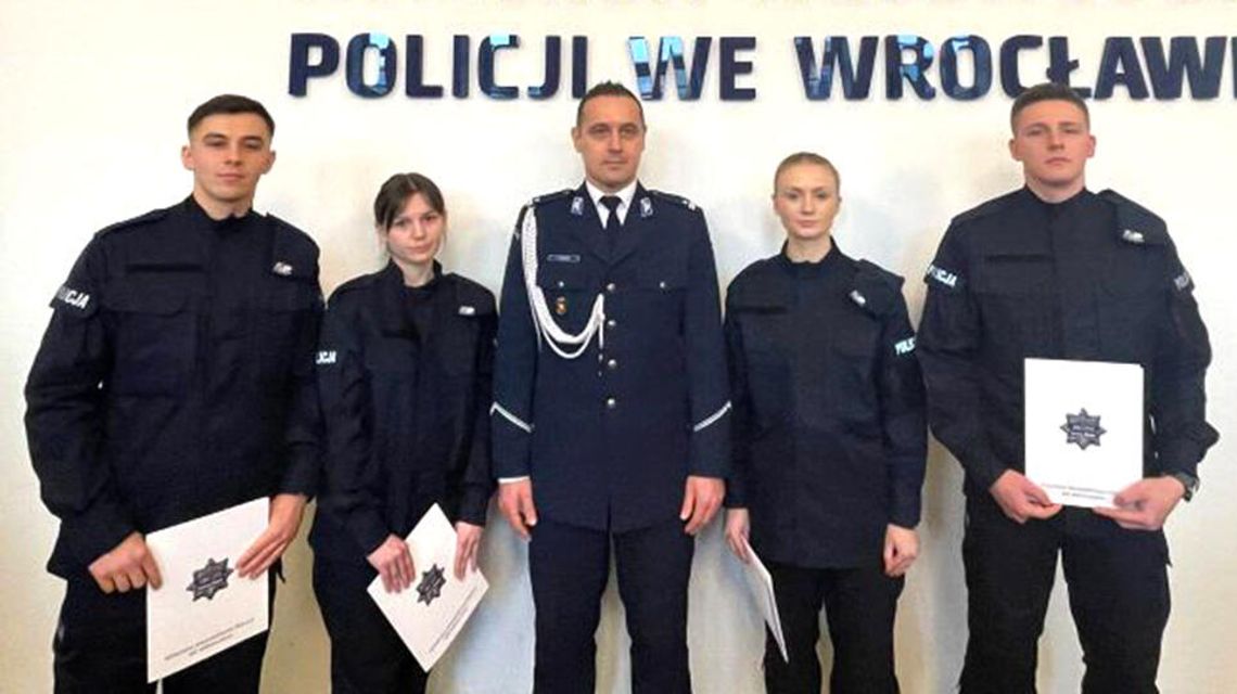 Ślubowanie policjantów