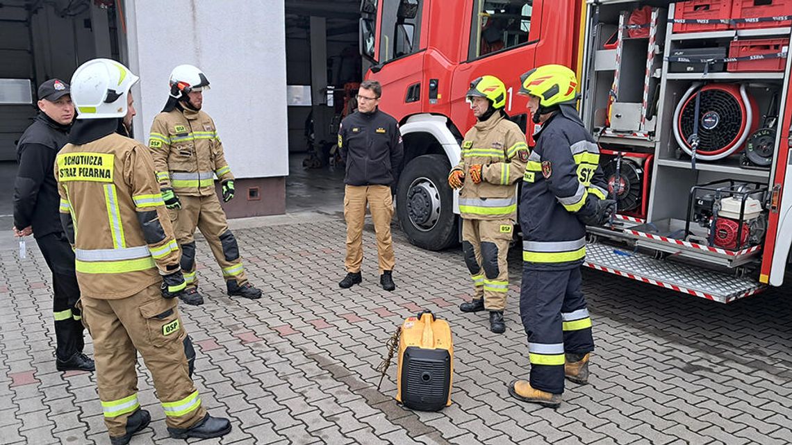 Szkolenie kierowców strażaków