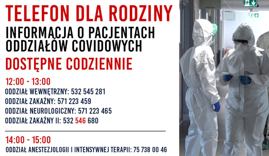 Telefonowanie ws. chorych na COVID-19