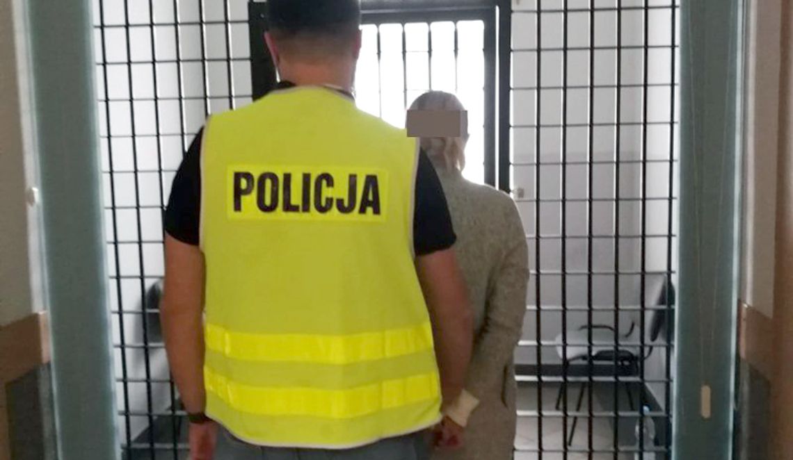 Zatrzymana na gorącym uczynku