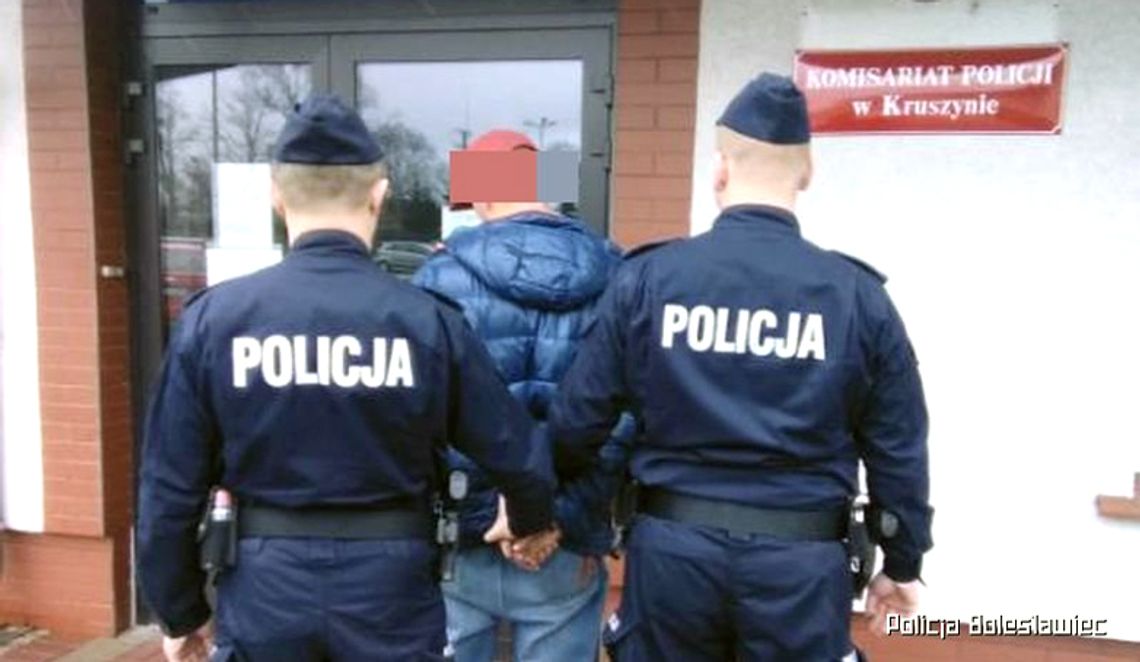 Zatrzymany złodziej